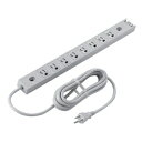 パナソニック 情報ラック用連結コンセント 抜け止め接地式 8コ口 コード長3m 15A 125V WCH6438