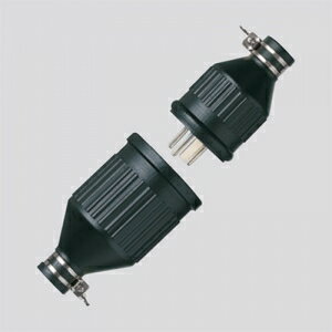 パナソニック 防水接地3Pゴムコードコネクタセット 20A 250V ブラック WA3420K