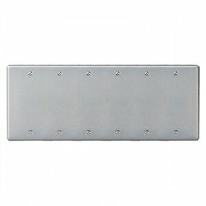 パナソニック フルカラー 新金属カバープレート 6連用 WN7596