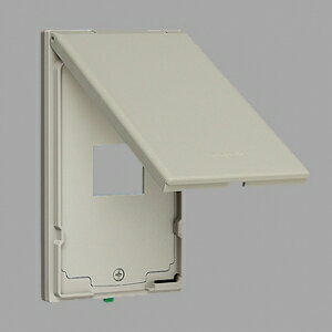 パナソニック 防滴プレート 樹脂製 コンセント1コ用 取付枠付 WTF7901