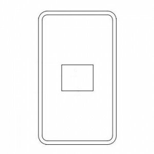 明工社 MLエレガントプレート 1コ用 MLE1011