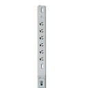 明工社 FM30Aコンセントバー 19インチラック用 24コ口 30A 125V 15A安全ブレーカ×2(12×2分岐)付 MR7936(3)