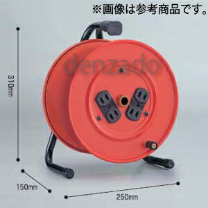 日動工業 空リール 標準型 コンセント4個付 2P 15A 125V NR-04