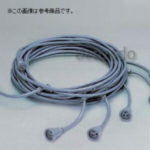 日動工業 分岐リール 屋内型 分岐ケーブル 電源専用 25mタイプ アース付/両端末防水コネクター付 VCT2...