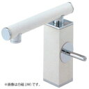 三栄水栓製作所 シングルワンホール洗面混合栓 節水水栓 断熱仕様 泡沫吐水 吐水口高さ:142mm 色:墨磁 TOH K4730JV-JD