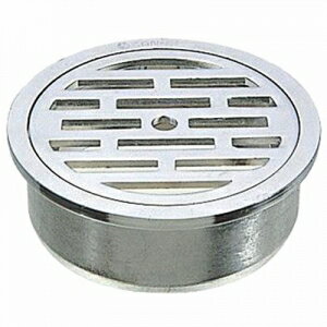 三栄水栓製作所 VU目皿 排水用品 VUパイプ用 カギ付 呼び:40 H41-40