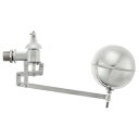 三栄水栓製作所 複式ステンレスボールタップ トイレ用品 ステンレス玉付 玉の直径:135mm 呼び:25 V425-25