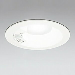 オーデリック LEDダウンライト SB形 埋込穴φ125 白熱灯60Wクラス 拡散配光 非調光 人感センサ付 本体色:オフホワイト 昼白色タイプ 5000K OD261749