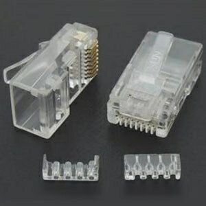 関西通信電線 UTP-C6用モジュラープラグ Cat.6用 100個入 RJ45UTPC6ヨウ