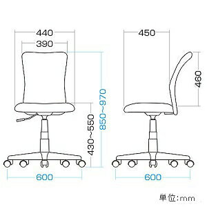 サンワサプライ メッシュチェア 座面耐荷重量80kg 簡易ランバーサポート付 ブラック SNC-NET18BK2