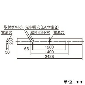 パナソニック 一体型LEDベースライト 《iDシリーズ》 110形 直付型 Dスタイル W230 一般タイプ 6400lmタイプ Hf86形定格出力型×1灯器具相当 昼光色 調光タイプ XLX860DEDJLA9