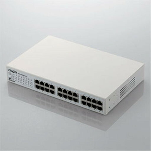 ELECOM ギガビットスイッチングハブ 1000BASE-T対応 メタル筐体 電源内蔵タイプ 24ポート エコ省電力タイプ ループ検知機能搭載 マグネット付 EHC-G24MN-HJW ELECOM ギガビットスイッチングハブ 1000BASE-T対応 メタル筐体 電源内蔵タイプ 24ポート エコ省電力タイプ ループ検知機能搭載 マグネット付 EHC-G24MN-HJW