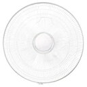 トラスコ中山 交換用ガードリング付ハネガード 全閉式工場扇ルフトハーフェン用 ホワイト TFLH-45G-W