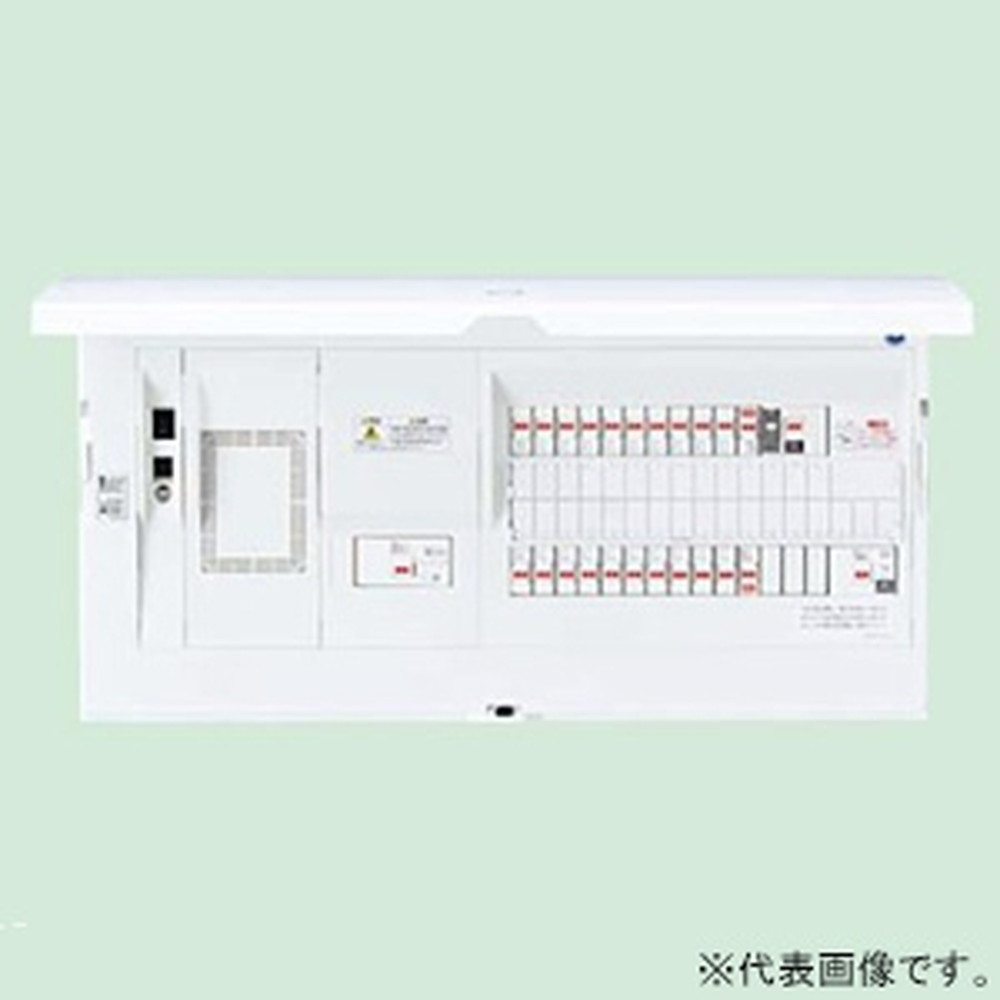 【特長】●新開発の計測アダプタを搭載した、戸建住宅・集合住宅どちらにも最適なスマートコスモ。「スマートコスモLAN」アプリ対応です。●家庭内の電気使用量を計測し、AiSEGと通信連携することで、モニターやタブレットで電気使用量を見える化することができます。家庭内の電気の使用状況はもちろん、発電量も見える化することができ、使用目標にあわせて機器を自動制御して目標達成をサポートします。さらに、アプリと連携することで、家庭の「見守り」や「家事」をサポートします。子供の帰宅をお知らせしてくれたり、洗濯機や炊飯器の運転終了をお知らせしてうっかり忘れを防止してくれたりします。●エネルギーを自給自足する「スマートハウス化」に向けて、創エネ対応・省エネ(電化)対応の「ネット・ゼロ・エネルギー・ハウス(ZEH)」対応タイプをラインアップ。ZEH推進を最新テクノロジーでお手伝いします。●発電システム用の連系ブレーカを搭載。負荷端子配列を、赤(L1)、白(N)、黒(L2)とし、相の誤配線を抑制。電源側端子はオールプラグイン構造、定格は50Aまでラインアップし、定格変更も容易に可能です。●電流センサは負荷設備だけでなく、2次側へ接続する自家発電設備やEV充電設備などもCTレスで計測できます。最大43分岐回路の計測を実現し、配線施工性を大きく向上しました。また、最大8回路まで増設可能な特定CTをご用意。1次側へ搭載される深夜電力機器などの電流計測用に、分岐回路測定とあわせて、合計で最大51回路の電流計測が可能です。●ドアカバーを正面から水平脱着できるので、カバーの取付施工性を向上、天井面との隙間を少なくすることが可能になり、設置場所の自由度が高まります。また、幹線引込開口と分岐配線作業スペースを拡げ、施工しやすくなりました。●計測アダプタの電圧の計測設定は全回路自動で行うため、現場での設定作業が不要です。(自動設定は100V、200Vの負荷機器(1Cモジュールブレーカー)のみ行います。太陽光発電や外部発電機器などは手動で設定が必要です。AiSEG2へのデータ反映には、電源投入後5〜10分ほどかかります。)●太陽光発電の出力制御対象地域で必要となる太陽光ネットアダプタの機能を標準搭載しています。また、ガス・水道の使用量計測に必要なアダプタの機能も標準搭載しています。(太陽光ネットアダプタとは、スマートHEMSで太陽光遠隔出力制御を行う場合に必要なアダプタです。パナソニック社製住宅用パワーコンディショナのみに対応しています。蓄電池が接続された「パワーコンディショナR」や「パワーステーション」には使用できません。)【仕様】●メーカー:パナソニック●型番:BHM37303C2E4●商品名:住宅分電盤●スマートコスモ●コンパクト21●マルチ通信型●ZEH・創エネ対応●リミッタースペース付●EV・PHEV充電回路/太陽光発電システム・エコキュート・IH対応●EV・PHEV充電回路対応ブレーカ(A):40●太陽光発電用連系ブレーカ(A):30●エコキュート用ブレーカ分岐タイプ(A):20●IHクッキングヒーター用ブレーカ(A):30●回路数+回路スペース:30+3●分岐電流センサ数:39●主幹容量(A):75●分岐:・2P1E20A:22・2P2E20A100V:6・2P2E20A200V:1・2P2E30A200V:1・ELB3P3E40A15mA200V:1●相線:1φ3W●盤定格(A):主幹バーの定格電流容量 100●搭載ブレーカ:・太陽光発電用過電圧保護機能付コンパクト連系ブレーカ:SH-V型(BSH33035)・主幹:単3中性線欠相保護付漏電ブレーカ(3P3E)(BJF375315)・分岐(2P1E20A):コンパクトブレーカSH型(BSH2201)・分岐(2P2E20A):コンパクトブレーカSH型(BSH2202)(100V結線)・分岐(2P2E20A200V):エコキュート用ブレーカ(BSH2202)・分岐(2P2E30A200V):IH用ブレーカ(BSH2302C)・分岐(ELB3P3E40A15mA200V):EV・PHEV充電回路対応ブレーカ(BSHE34023)●プラスチック製●色:ホワイト(マンセル記号10Y9/0.5)●寸法(mm):タテ340×フカサ124×ヨコ714●半埋込寸法(mm):タテ325×フカサ30×ヨコ699●ドア付●埋込・半埋込両用形●アース端子実装数:12●一般社団法人 日本配線システム工業会 住宅用分電盤規格適合品【ご注意】※100V-200Vの切り替えは全回路可能です。(200Vの場合、2P2Eブレーカをご使用ください。)※埋込形は対応できません。※盤定格電流を超える主幹ブレーカは取り付けないでください。※上記回路数とは別に、太陽光発電用連系ブレーカを搭載しています。※EV・PHEV充電回路:主幹ブレーカ2次送り搭載品は、漏電時に主幹漏電ブレーカとの選択保護はできません。※有線接続の場合は、LANケーブルとHUBが別途必要です。※EV・PHEV充電回路対応漏電ブレーカ:単相2線200V使用時、N端子は使用しません。※50戸以上の集合住宅の場合、電波が近隣建物からの反射による干渉で、無線接続ができない可能性があります。集合住宅の場合は、有線LANを使用してください。※AiSEG2は別売りです。(MKN713(モニター機能付)、MKN704、MKN705(集合住宅用))※LANのポート数は1つです。※取り付けには電気工事士の資格をもつ方の工事が必要となります。