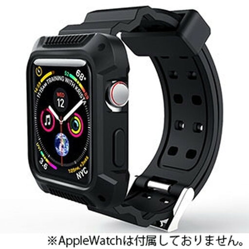 VPG PC+TPUケース一体型AppleWatchバンド 40mm用 ブラック AW-PT01BK VPG PC+TPUケース一体型AppleWatchバンド 40mm用 ブラック AW-PT01BK