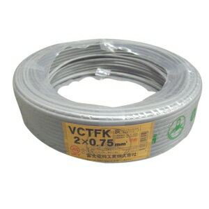 楽天市場】vctf 0.75mm 2芯 100mの通販 楽天市場】vctf 0.75mm 2芯 100mの通販