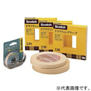3M 《スコッチ》 ドラフティングテープ 24mm×30m ベージュ 230-3-24