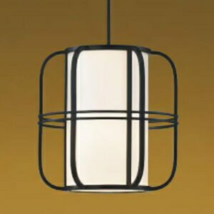 コイズミ照明 LED和風ペンダントライト 白熱球40W相当 電球色 口金E26 引掛シーリング付 黒色 《民芸シリーズ》 AP38922L