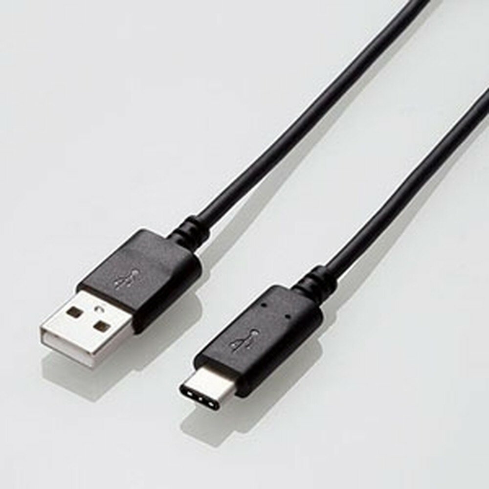 ELECOM USB2.0P[u xm@\t Standard-A/Type-C 2dV[h^Cv 3.0m ubN MPA-AC30NBK