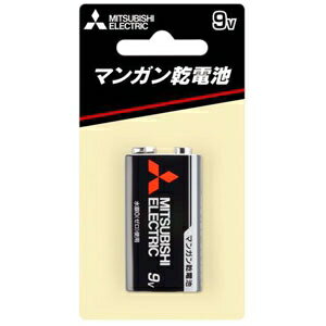 三菱 マンガン乾電池 黒 9V形 1本パック 6F22UD/1BP