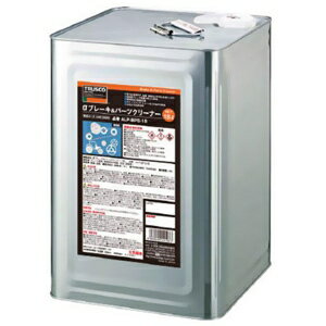 トラスコ中山 αブレーキ&パーツクリーナー詰替用(缶タイプ) 脱脂洗浄剤 速乾タイプ 透明 内容量18L ALP..