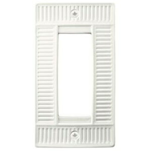 スガツネ工業 スイッチ・コンセントプレート 《ポタリーワッフルシリーズ》 ホワイト(マット) PXP-PW01..