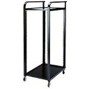 サンワサプライ 簡易サーバーラック 19インチマウント付タイプ 28U 総耐荷重100kg RAC-SV18UN