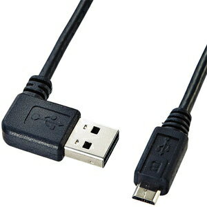 【特長】●USB Aコネクタのパソコンと、マイクロUSBコネクタ(マイクロB・マイクロAB)メスを持つスマートフォン・タブレット・USB機器を接続するケーブルです。●スマートフォン・タブレットの充電・データ転送ができます。●USB Aコネクタ(オス)の表・裏を気にせず「両面挿せる」USBケーブルです。●L型コネクタなので、パソコン・充電器側のコネクタの向きを意識しなくても、どちら向きにでもケーブルを配線できます。●USB2.0/USB1.1両対応です。USB2.0の「HI-SPEED」モードに対応した高品質ケーブルです。USB2.0で規定されたケーブル電気特性を満たしているので、USB2.0の機器を接続できます。※USB1.1/1.0規格の機器にも互換性があるので使用できます。●2重シールドケーブルです。銅製の高密度編組みシールド材の内側に密閉型のアルミシールド処理を施し、低域から高域まで、ほとんどのノイズから大切なデータを守ります。●ツイストペアケーブルです。芯線を2本ずつよりあわせたノイズに強いツイストペア線を使用しています。●モールドコネクタを採用しています。内部を樹脂モールドで固め、さらに全面シールド処理を施していますので、外部干渉を防ぎノイズ対策も万全。耐振動・耐衝撃性にも優れています。●サビにも強く、経年変化による信号劣化の心配が少ない金メッキ処理を施したピン(コンタクト)を使用しています。●RoHS指令に対応した製品です。【仕様】●メーカー:サンワサプライ●型番:KURMCBL02●商品名:両面挿せるL型マイクロUSBケーブル●L型コネクタ●microB●USB2.0対応●カラー:ブラック●ケーブル長(m):0.2●コネクタ形状:USB Aコネクタ オス(L型)-マイクロUSB Bコネクタ オス●ケーブル直径(mm):約3.8●線材規格:UL2725●2重シールドケーブル●ツイストペア線●モールドコネクタ●金メッキピン●RoHS指令対応品《対応機種》●各社Windows搭載(DOS/V)パソコン、NEC PC98-NXシリーズ、NEC PC-9821シリーズ、Apple Macシリーズなど※USBポートを持っている機種に対応●USB充電器:USB Aコネクタ メスを持つUSB充電器●周辺機器:・各社USB2.0:1.1規格対応のマイクロUSBポート(マイクロB・マイクロAB メス)を持つ機種・スマートフォン:マイクロUSBポート(マイクロB・マイクロAB メス)を持つ各社スマートフォン・タブレット:マイクロUSBポート(マイクロB・マイクロAB メス)を持つ各社タブレット・電子書籍:マイクロUSBポート(マイクロB・マイクロAB メス)持つ電子書籍など・携帯電話:マイクロUSBポート(マイクロB・マイクロAB メス)を持つ各社携帯電話