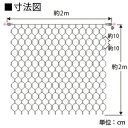 ジェフコム LEDクロスネット 2×2m(ピンク/ピンク) SJ-N20-PP 3