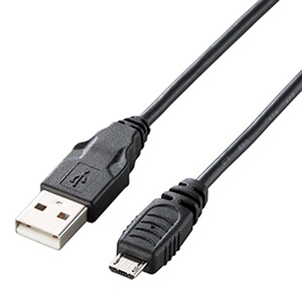 ELECOM USB2.0֥ A-microB 0.15m U2C-AMB015BK