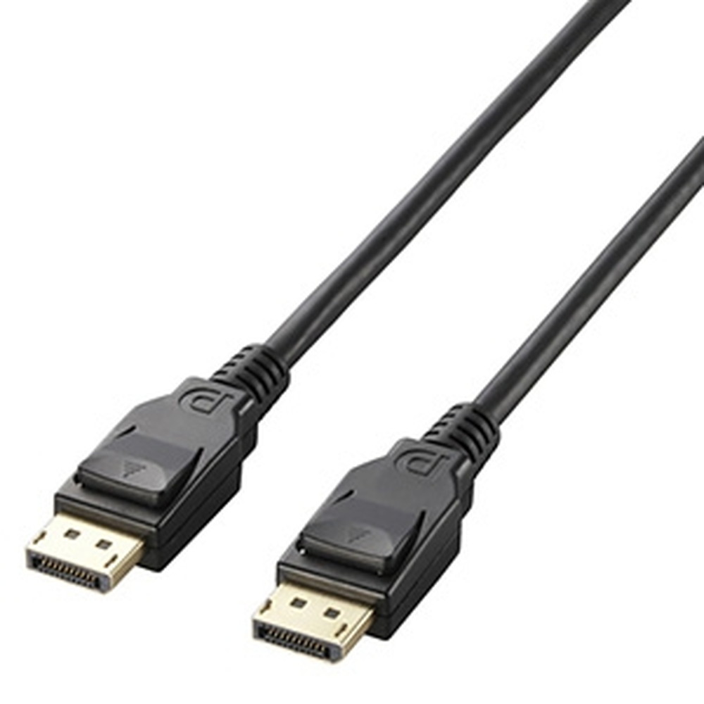 ELECOM fBXvC|[gP[u DisplayPort&trade;1.2aΉ DisplayPortIX-DisplayPortIX 2m CAC-DP1220BK