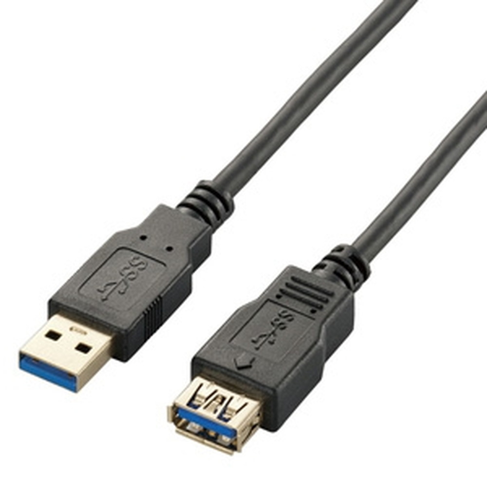 ELECOM USB3.0P[u AIX-AX^Cv 2m ubN USB3-E20BK