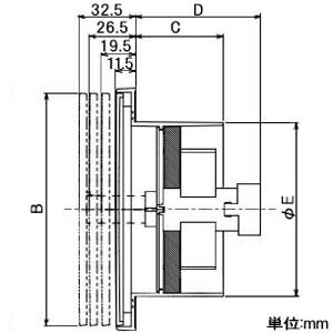 バクマ工業 樹脂製プッシュ式レジスター 花粉フィルター+遮音シート付 自然給気用 操作部着脱式 壁面・天井面取付兼用型 REPD-100JPFS 3