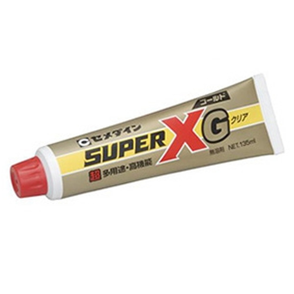 セメダイン 【ケース販売特価 5個セット】 超多用途接着剤 スーパーXゴールド 速硬化・無溶剤タイプ 容量135ml AX-015_set