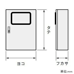 日東工業 ステンレス窓付制御盤キャビネット 片扉 片扉 鉄製基板付 横600 縦800 深250mm 日立 エアコン Srm25 68n 電材堂