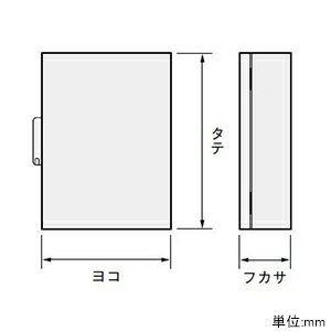 日東工業ステンレスボックス《EPTY》防塵・防水形片扉鉄製基板付横500times;縦400times;深160mmSCL16-54