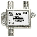 Abaniact TV分配器 2分配器 4K 8K対応 入力 出力1端子間通電タイプ AV-D2MS-00