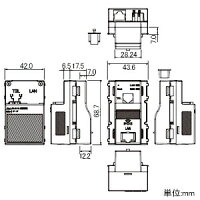AbaniactWi-FiAPユニット11n・300Mbpsタイプコンセント埋込型PoEタイプTELポート付AC-PD-WAPUM-P