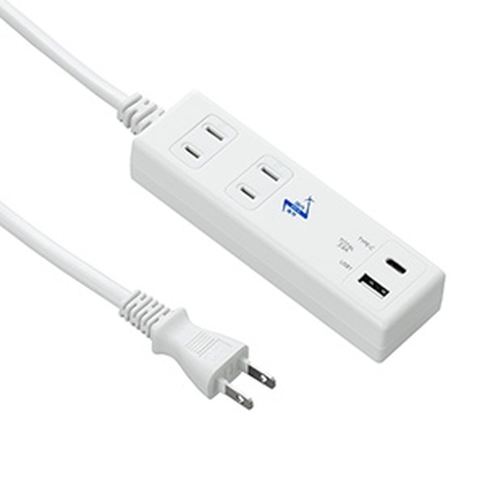 ڥȥåȡ 䥶 ⳤѥå 2ĸ+USB1ݡ+USBC1ݡ 1m 3.9A VFC39A2AC1C_OUTLET_J