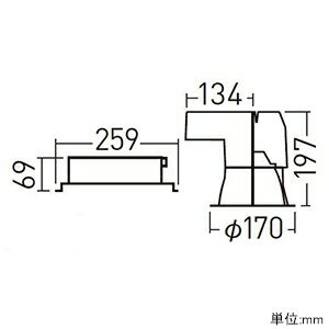 【受注生産品】パナソニックLEDダウンライトLED1500形HID300形器具相当埋込穴φ150コンフォート調光タイプ温白色広角40deg;銀色鏡面反射板XND9962SVKLR9