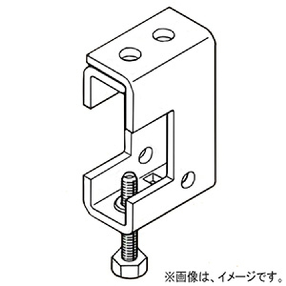 ネグロス電工 一般形鋼用吊りボルト支持金具 強力タイプ W3/8・M10・W1/2・M12 フランジ厚30〜50mm 電..