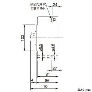 パナソニック サーキットブレーカ BBW-250型 3P3E 250A 盤用 BBW3250K