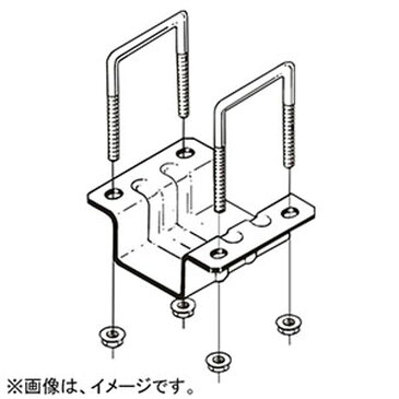 ネグロス電工 ダクター交差支持金具 《レースウェイ》 30型 DP1・2兼用 電気亜鉛めっき 銀 DHCR1