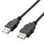 ELECOM USB2.0Ĺ֥ A-A᥹ ʰץѥå 1.5m U2C-JE15BK