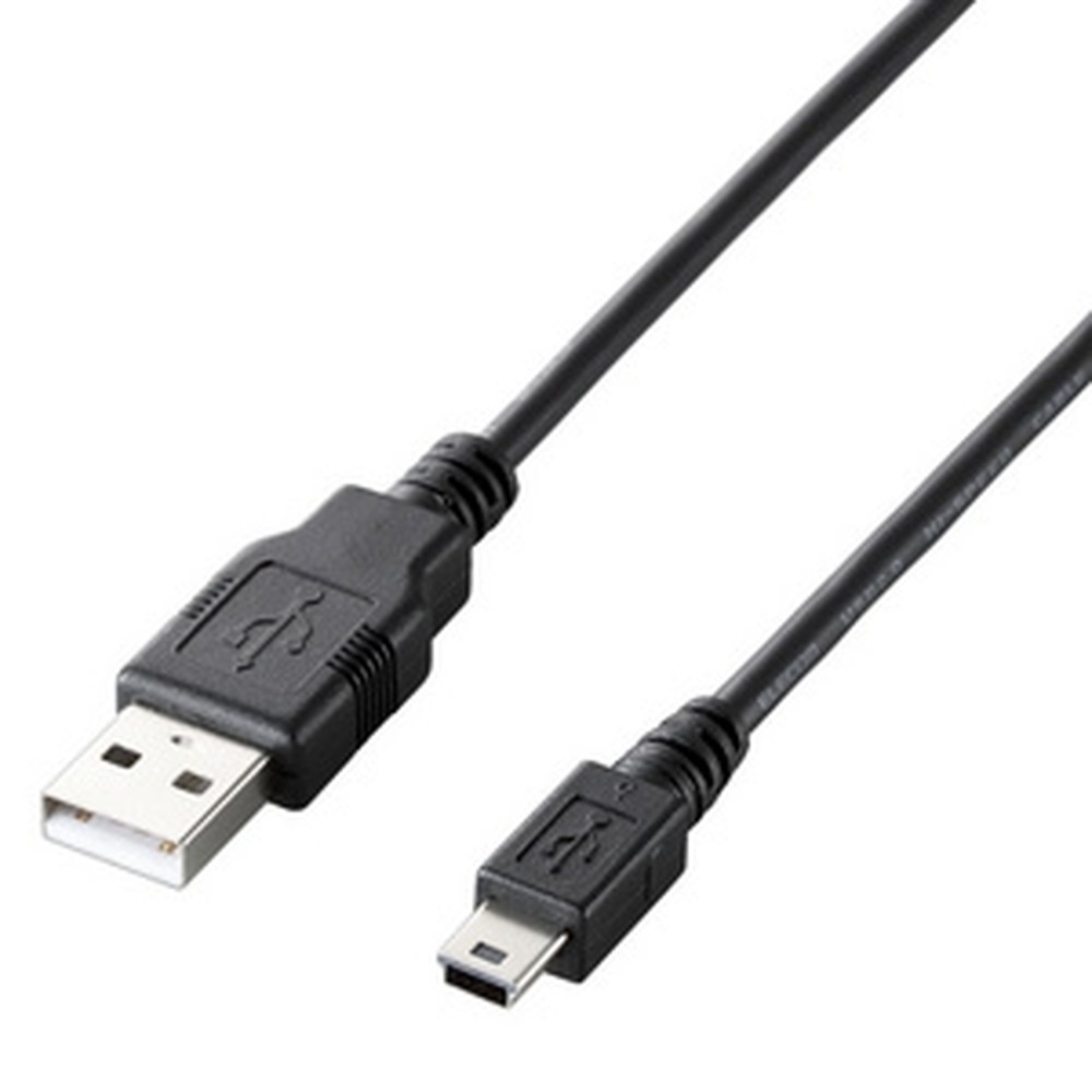 ELECOM USB2.0P[u A-miniB^Cv 5m U2C-GMM50BK