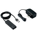 ELECOM USB2.0nu Ztp[^Cv 4|[g ACA_v^[t P[u1.5m ubN U2H-AN4SBK