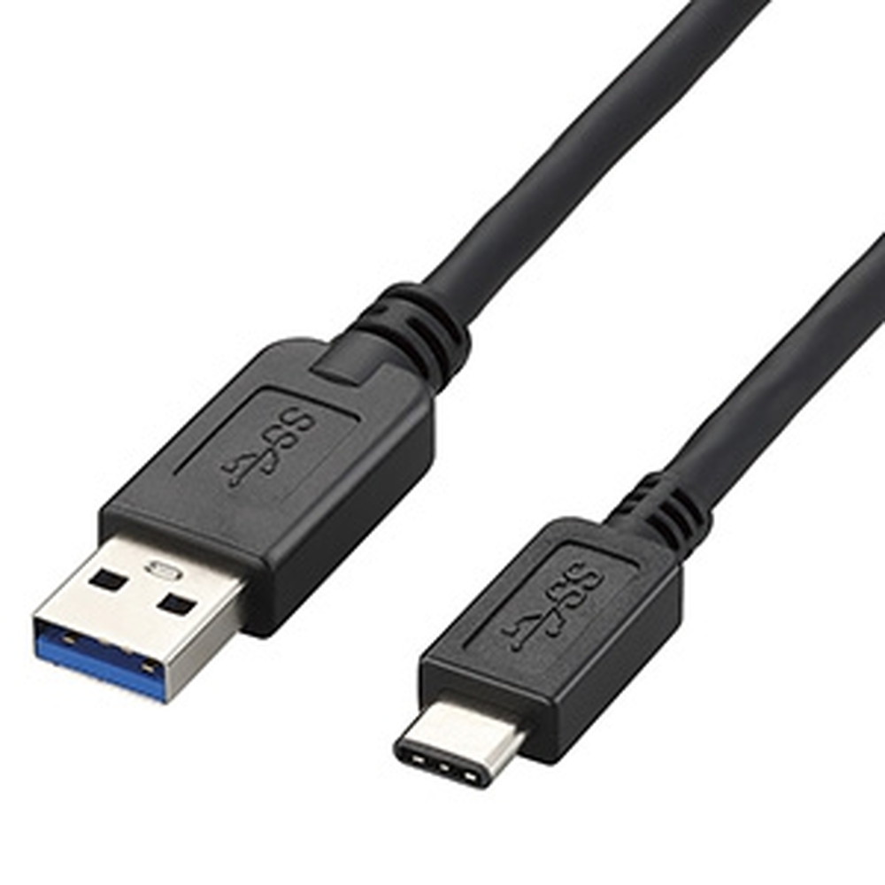 ELECOM USB3.1P[u A-TypeC^Cv 0.5m ubN USB3-AC05BK