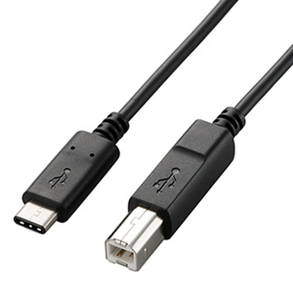 ELECOM USB2.0P[u TypeC-B^Cv 0.5m U2C-CB05NBK