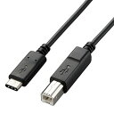 ELECOM USB2.0P[u TypeC-B^Cv 2m U2C-CB20NBK