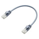 ELECOM LANケーブル ソフトタイプ CAT6準拠 ヨ